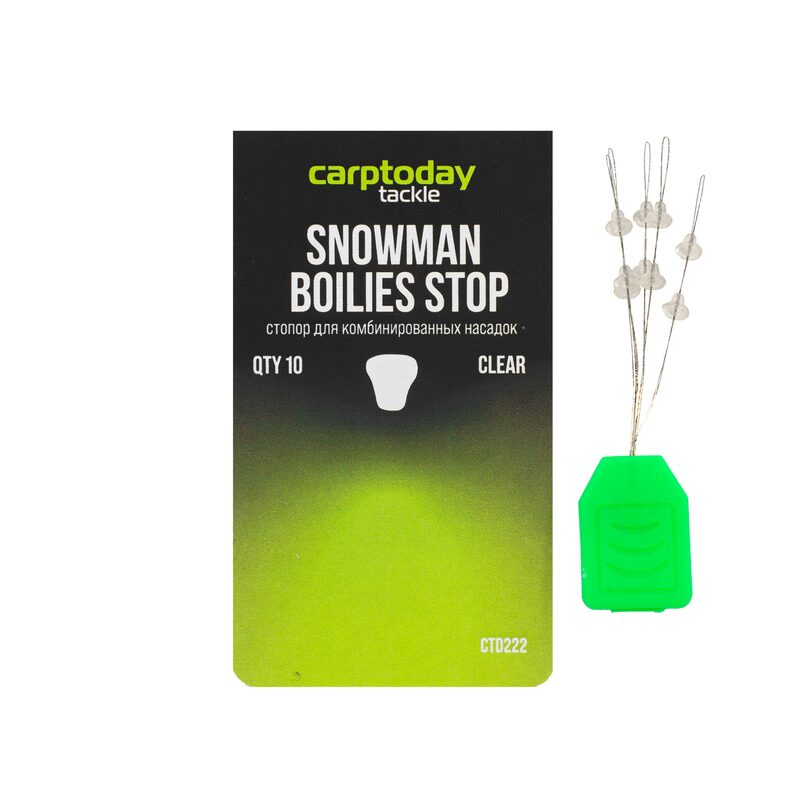 Стопоры для комбинированных насадок Carptoday Tackle Bait Bung Snowman Boiles St — фото 2 — CARPshop