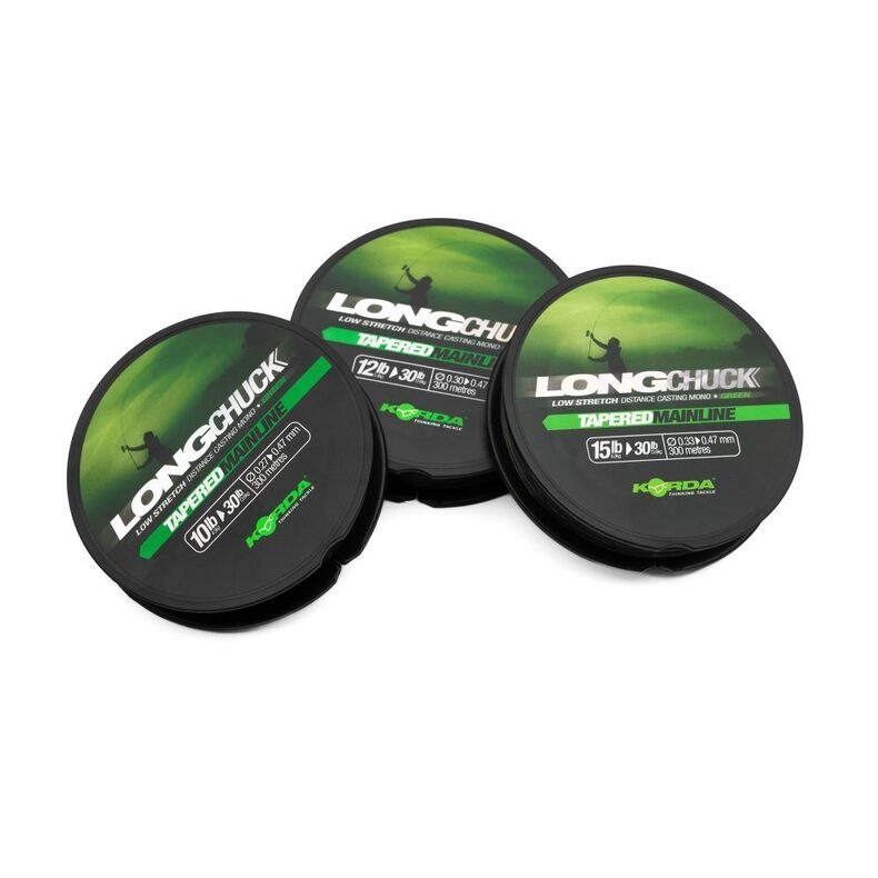 Леска KORDA Long Chuck Tapered Mainline Green 300м — фото 2 — CARPshop