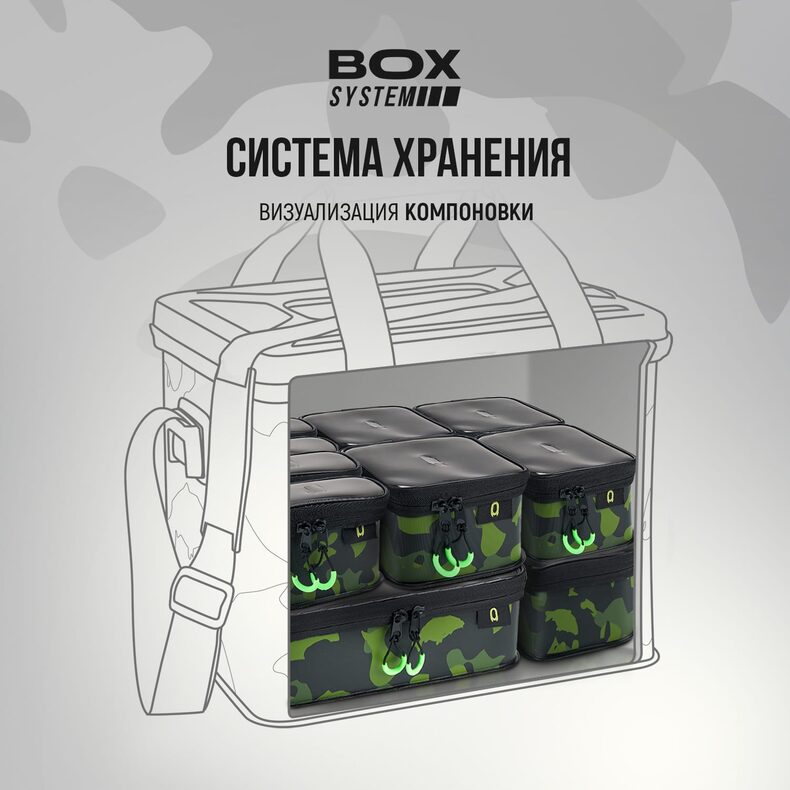 Сумка EVA с жёсткой крышкой Carptoday Aqua Box System 50 литров — фото 18 — CARPshop