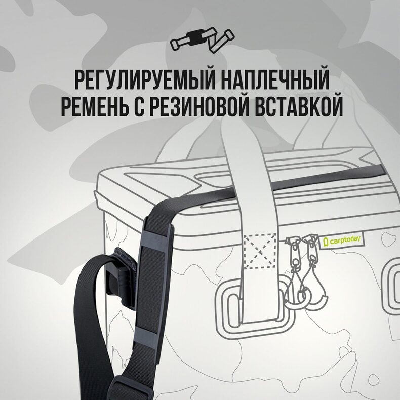 Сумка EVA с жёсткой крышкой Carptoday Aqua Box System 50 литров — фото 13 — CARPshop