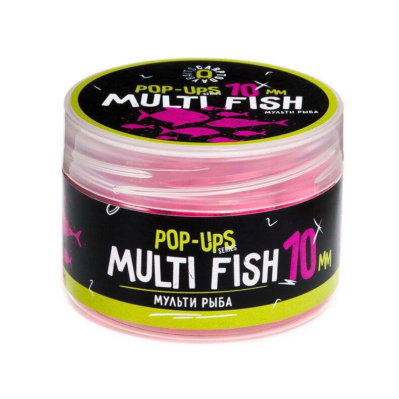Бойлы плавающие Carptoday Baits Pop Ups Multi Fish (Мульти Фиш) 10мм — фото 4 — CARPshop