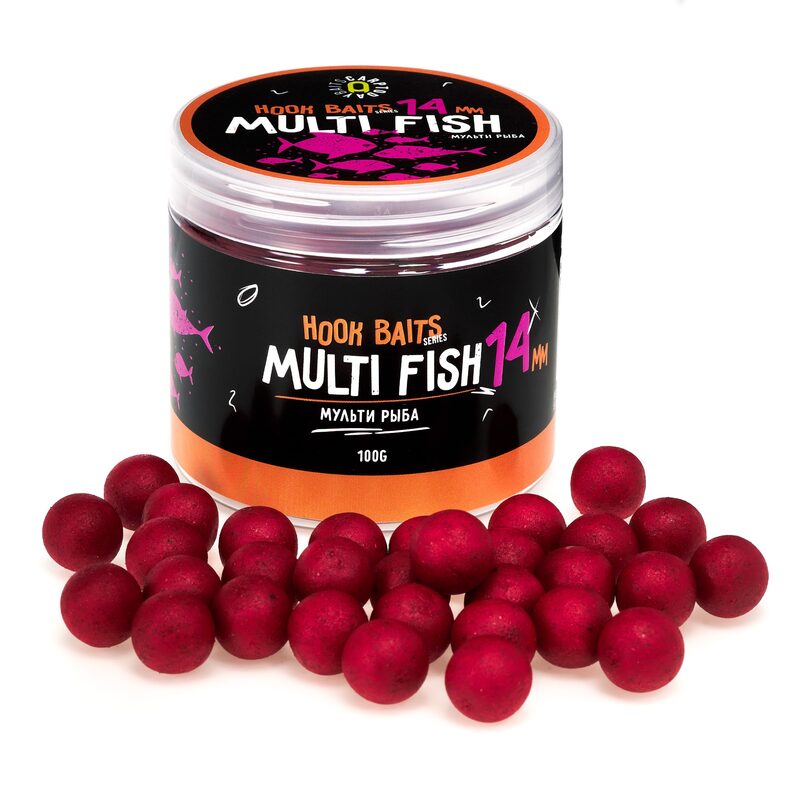 Бойлы насадочные Carptoday Baits Multi Fish (Мульти Фиш) 14мм для карповой рыбалки — купить в CARPshop