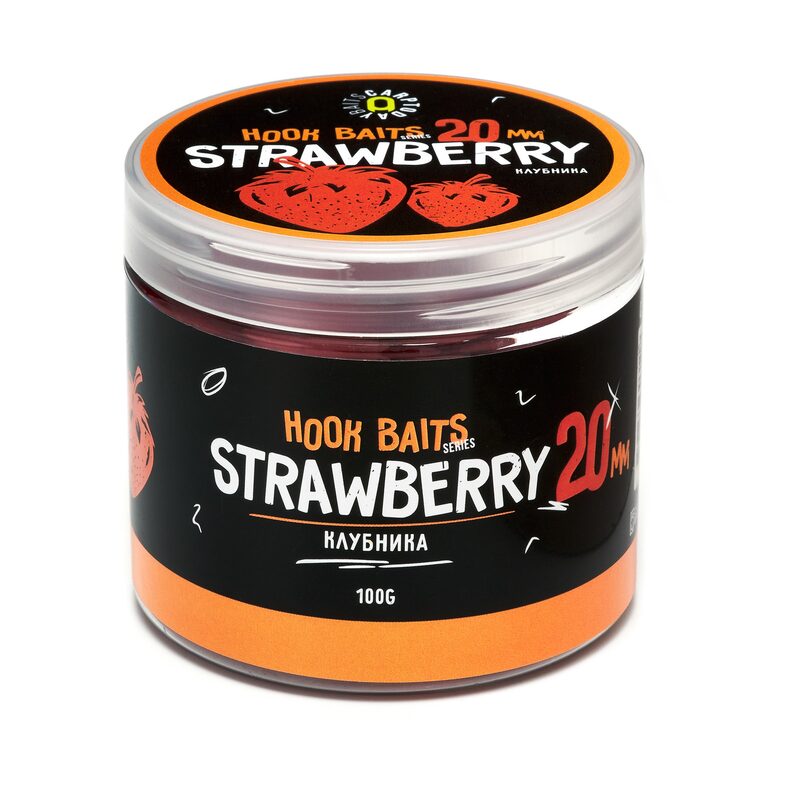 Бойлы насадочные Carptoday Baits Strawberry (Клубника) 20мм — фото 2 — CARPshop