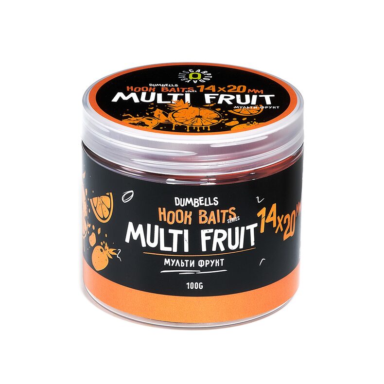 Дамбелсы насадочные Carptoday Baits Multi Fruit (Мульти Фрукт) 14х20мм — фото 2 — CARPshop