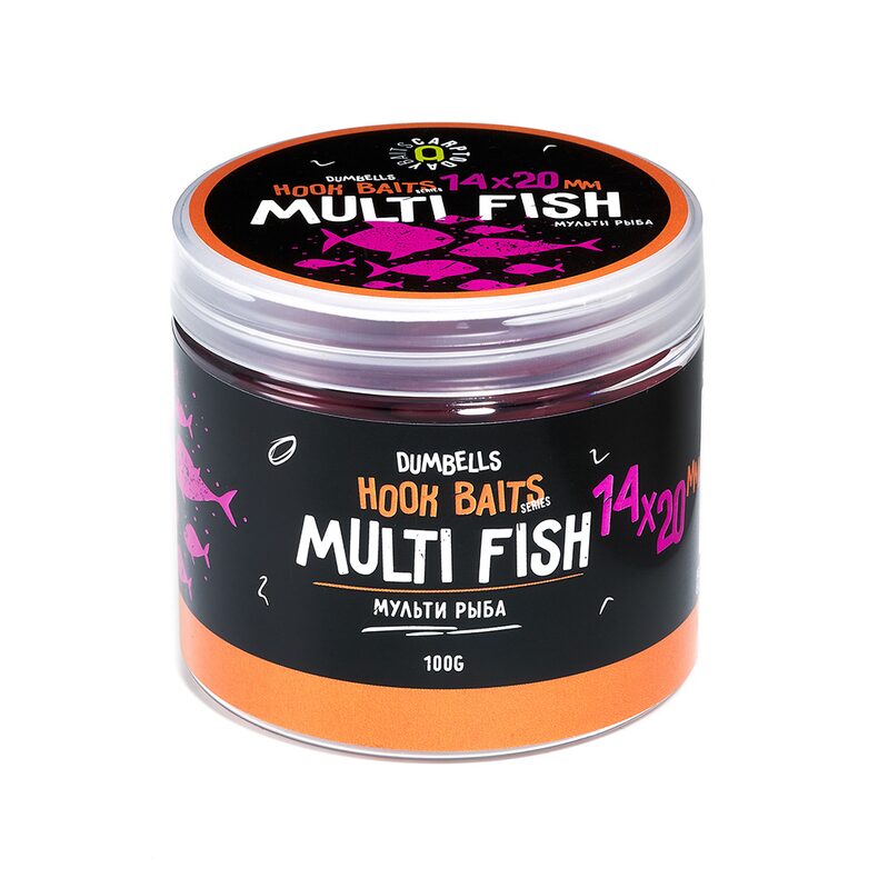 Дамбелсы насадочные Carptoday Baits Multi Fish (Мульти Фиш) 14х20мм — фото 2 — CARPshop