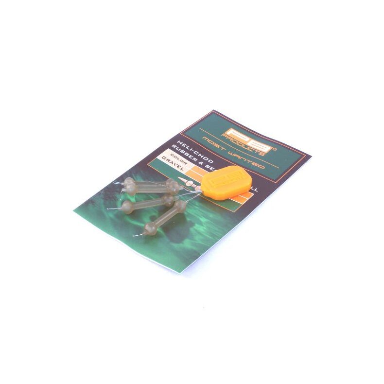 Набор для оснастки PB Products Heli-Chod X-small Rubber & Beads для карпфишинга — CARPshop
