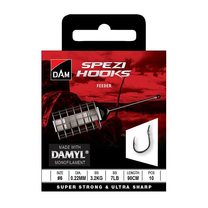 Поводки D.A.M. SPEZI-FEEDER №8 0,20mm для фидерной рыбалки купить в CARPshop