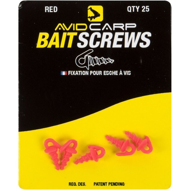 Крепление для плавающей насадки Avid Carp Bait Screws Orange 25шт для ловли карпа — CARPshop