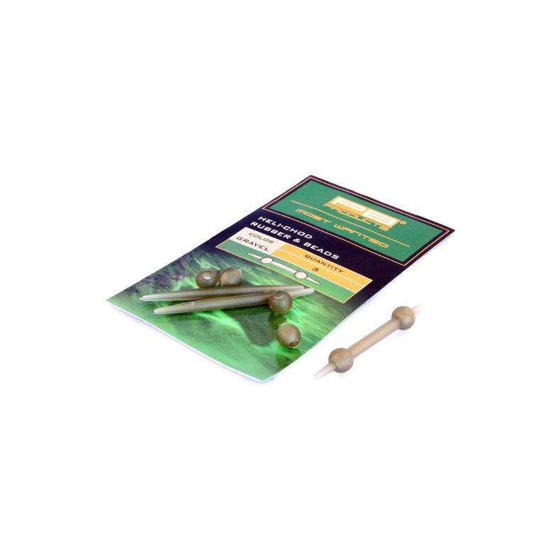 Набор для оснастки PB Products Heli-Chod Rubber & Beads для карпфишинга — CARPshop