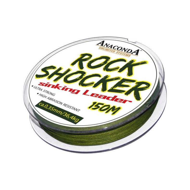 Снаг-лидер плетеный ANACONDA ROCK SHOCKER 0,41mm для карповой рыбалки купить в CARPshop