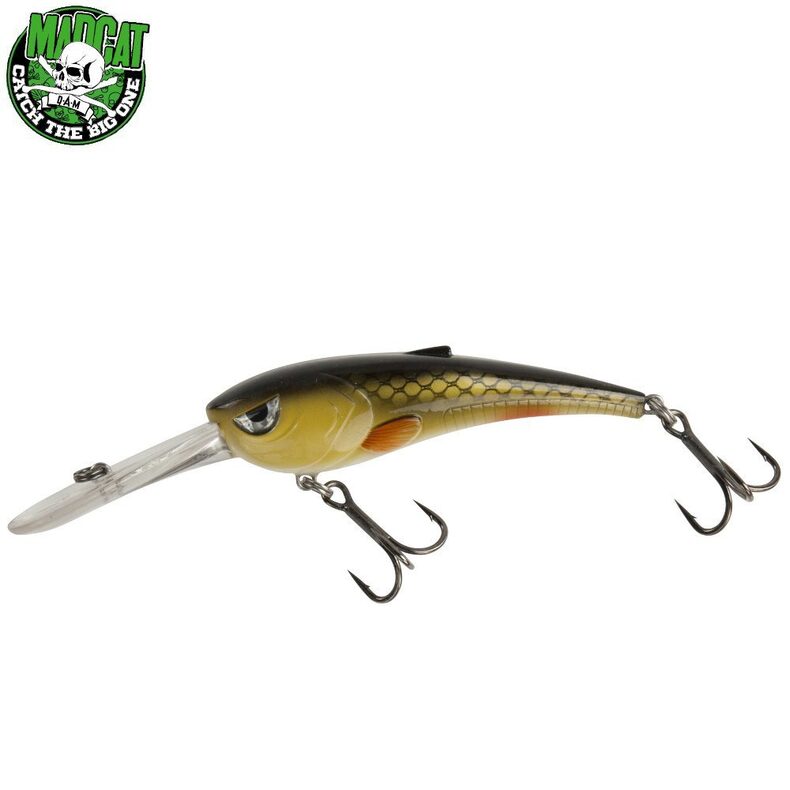 Воблер плавающий MADCAT® CATDIVER Floating 11cm RUDD для ловли сома — CARPshop