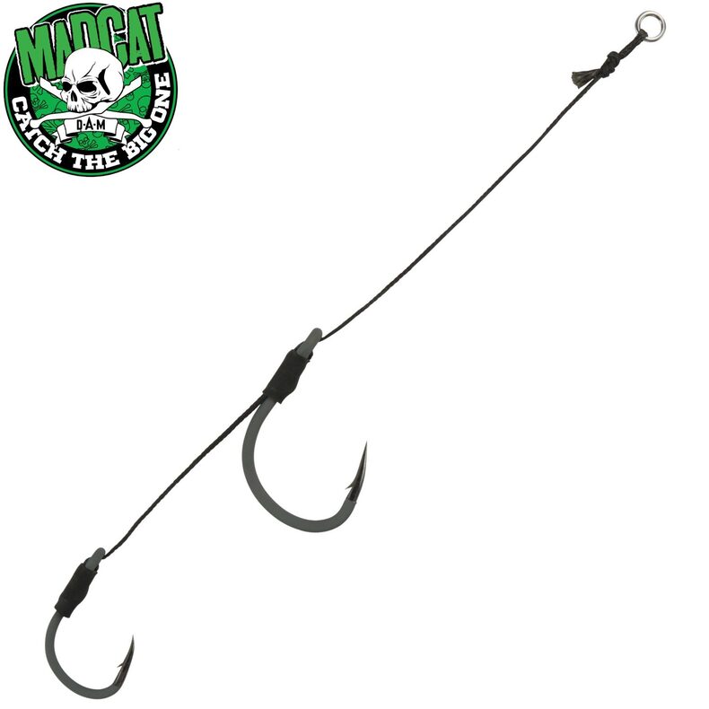 Готовая оснастка на сома MADCAT® A-STATIC CLONK TEASER RIG для сомовой рыбалки — CARPshop