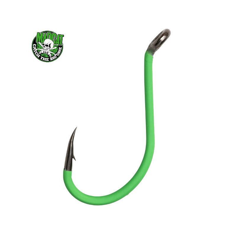 Крючки MADCAT A-STATIC TEASER №7 для ловли сома — 4шт. купить в CARPshop