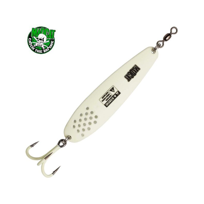 Блесна колеблющаяся MADCAT A-STATIC TURBINE SPOON 80г для ловли сома — CARPshop
