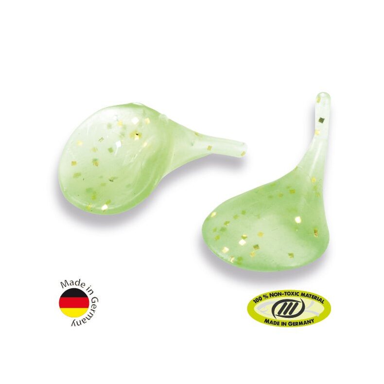 Силиконовые приманки DUCK FOOT Green Lemon для форелевой рыбалки 8шт — CARPshop