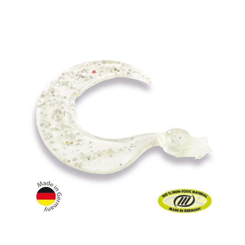 Силиконовые приманки DUCK TAIL Silver Flasher для форелевой рыбалки 8шт — CARPshop