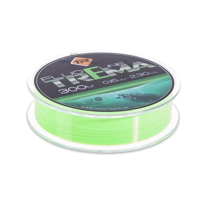Леска для ловли форели IRON TROUT TREMA Line 300м 0,20мм флуо зелёная — CARPshop