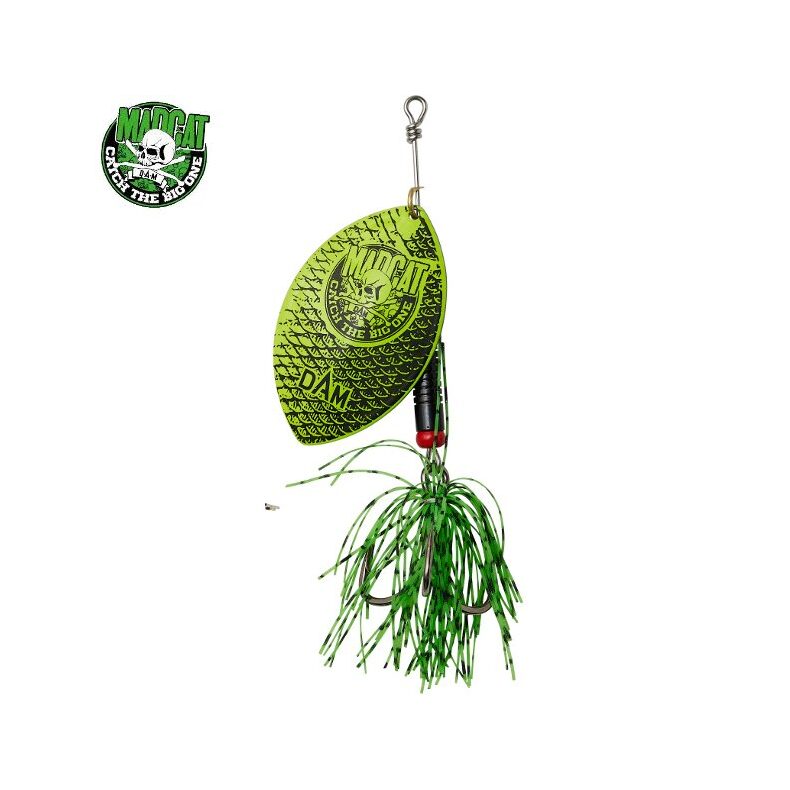 Блесна вращающаяся MADCAT BIG BLADE SPINNER 55g для ловли сома — CARPshop