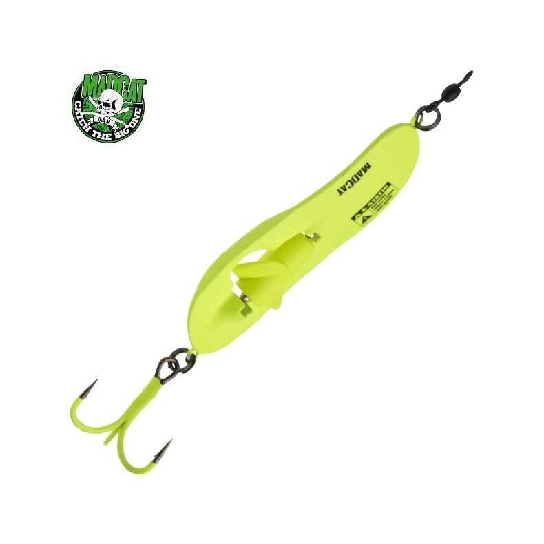 Блесна колеблющаяся MADCAT A-STATIC RATTLIN' SPOON 110g для ловли сома — CARPshop