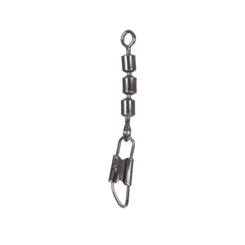 Вертлюг тройной с карабином IRON TROUT 3 Time Swivel №10 для ловли форели — CARPshop
