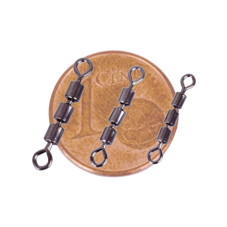 Вертлюг тройной MS RANGE Triple Swivel №10 - 10 шт. — фото 2 — CARPshop