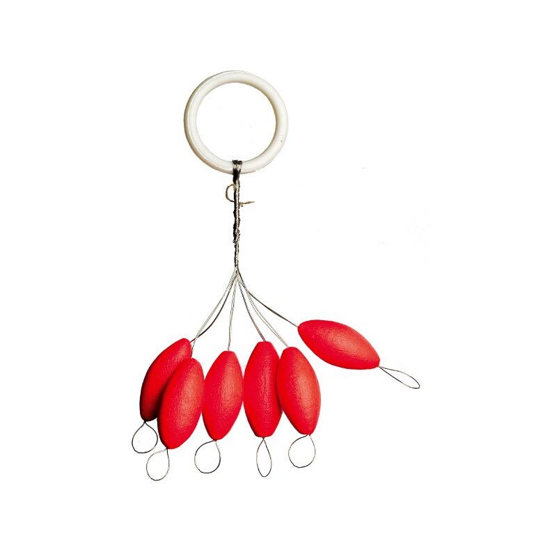 Овал плавающий IRON TROUT Light Pilot Oval 8x18mm Red для ловли форели — CARPshop
