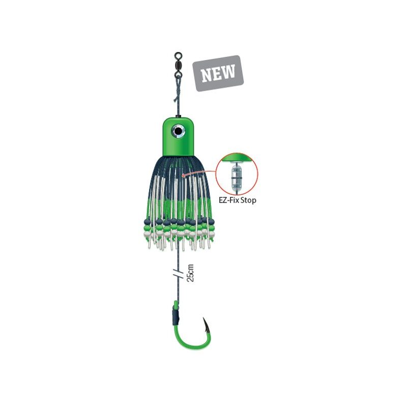 Блесны вертикальные MADCAT® A-STATIC ADJUSTABLE CLONK TEASER Jig Hook - 200g - G — фото 2 — CARPshop