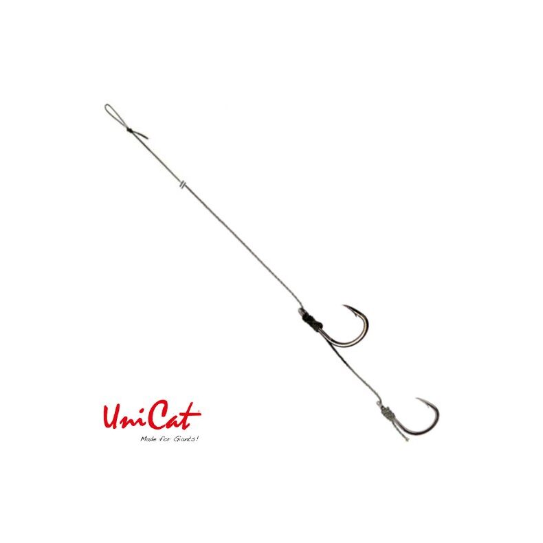 Готовые оснастки на сома UNI CAT HAIR Rig №6/0+4/0 120cm для ловли сома — CARPshop