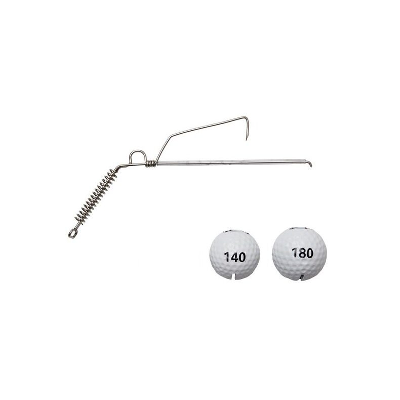 Готовая оснастка GOLF BALL JIG SYSTEM ANTI SNAG 140+180g для сомовой рыбалки — CARPshop