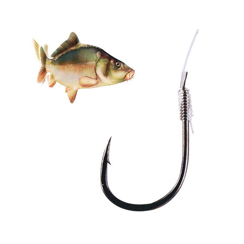 Поводок SAENGER Specitec CARP / №4 / 0.25mm / 70cm / Black - 10шт. — фото 2 — CARPshop