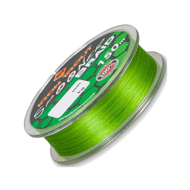 Леска плетеная IRON TROUT SPOONER PE Braid - 150m / 0,05mm / 2.7kg - Camo Green — фото 2 — CARPshop