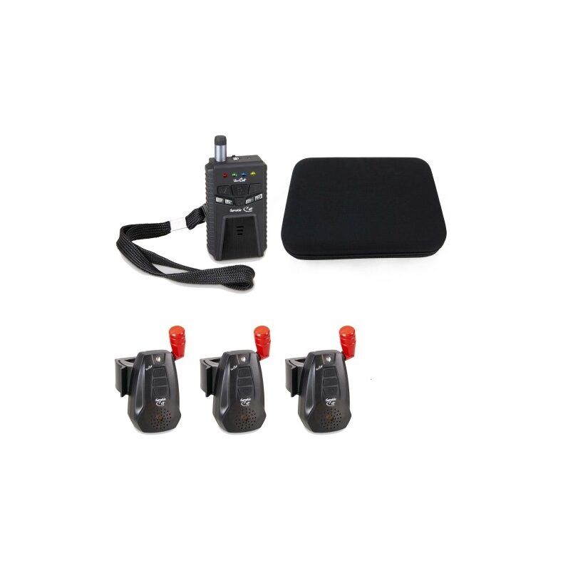 Комплект сигнализаторов поклевки на сома UNI CAT SENSIBLE CAT 3+1 Set — CARPshop