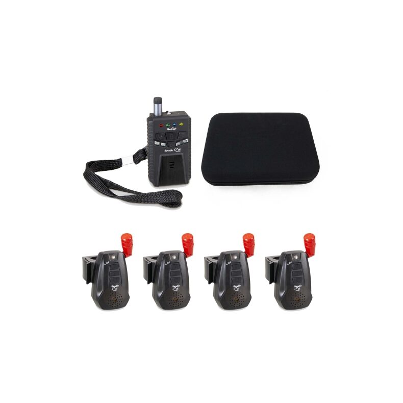 Комплект сигнализаторов поклевки на сома UNI CAT SENSIBLE CAT 4+1 Set — CARPshop