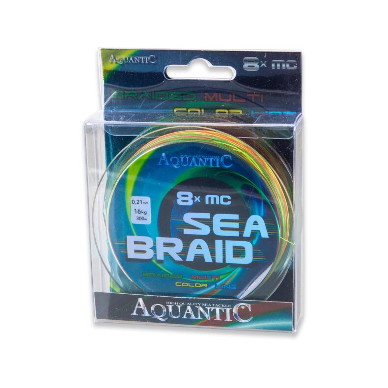 Леска морская плетеная AQUANTIC® 8x MC Sea Braid - 0.18mm / 14.0kg / 300m - Mult — фото 2 — CARPshop