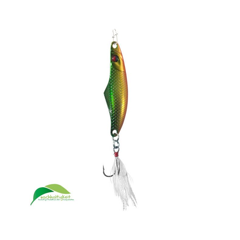 Блесна колеблющаяся AQUANTIC CHUCK Lead Free 7,2cm 21g GG для морской рыбалки — CARPshop