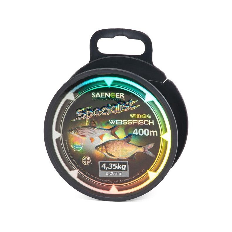 Леска матчевая SAENGER Specialist Whitefish MATCH 0,18mm для фидерной рыбалки — CARPshop