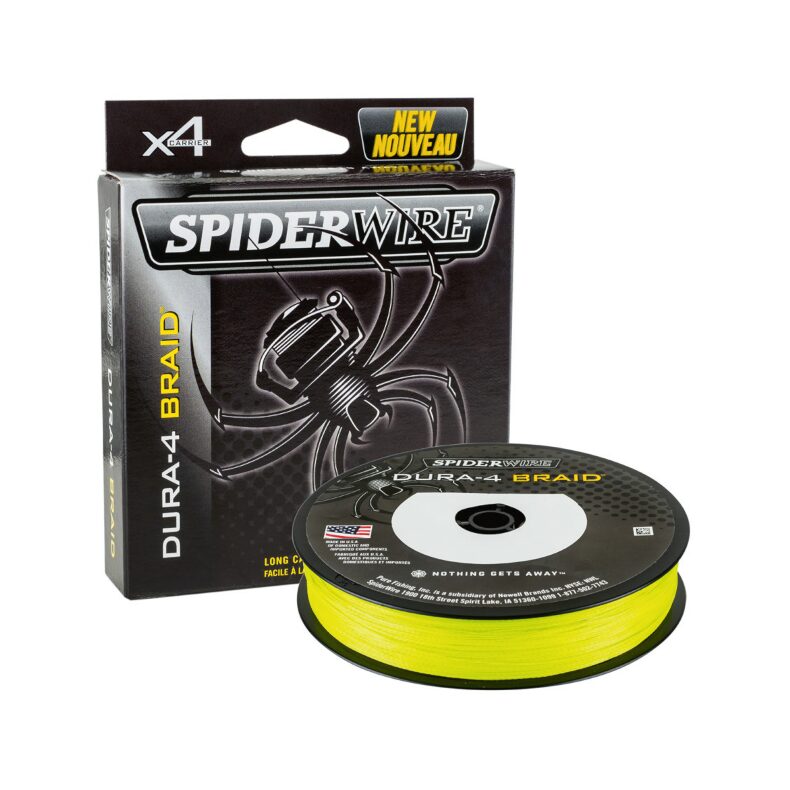 SPIDER WIRE STEALTH DURA X4 плетеный шнур 0.12mm желтый для спиннинга — CARPshop