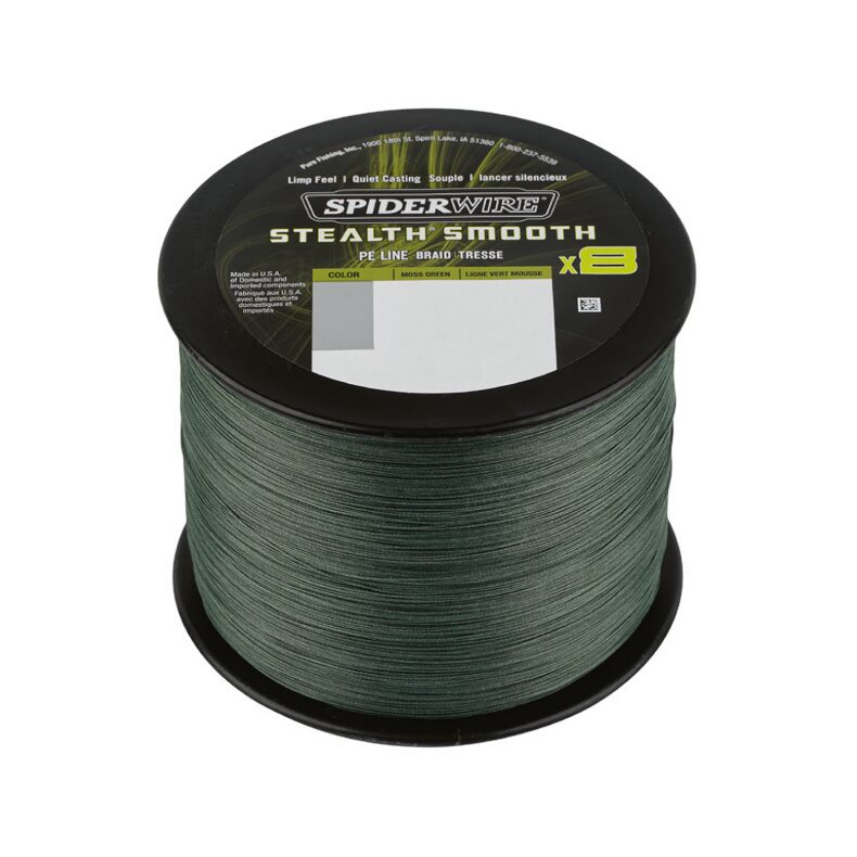 Леска плетеная SPIDER WIRE® STEALTH® SMOOTH X8 PE BRAID - 0.19mm / 300m / 18kg - — фото 2 — CARPshop
