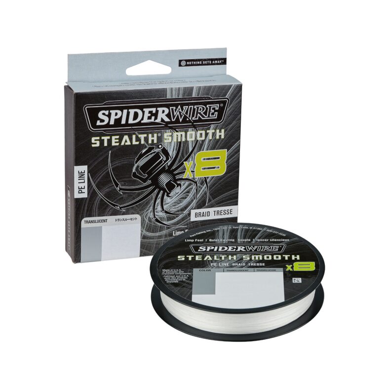 Плетеный шнур SPIDER WIRE STEALTH SMOOTH X8 0.19mm/150m спиннинговые снасти — CARPshop