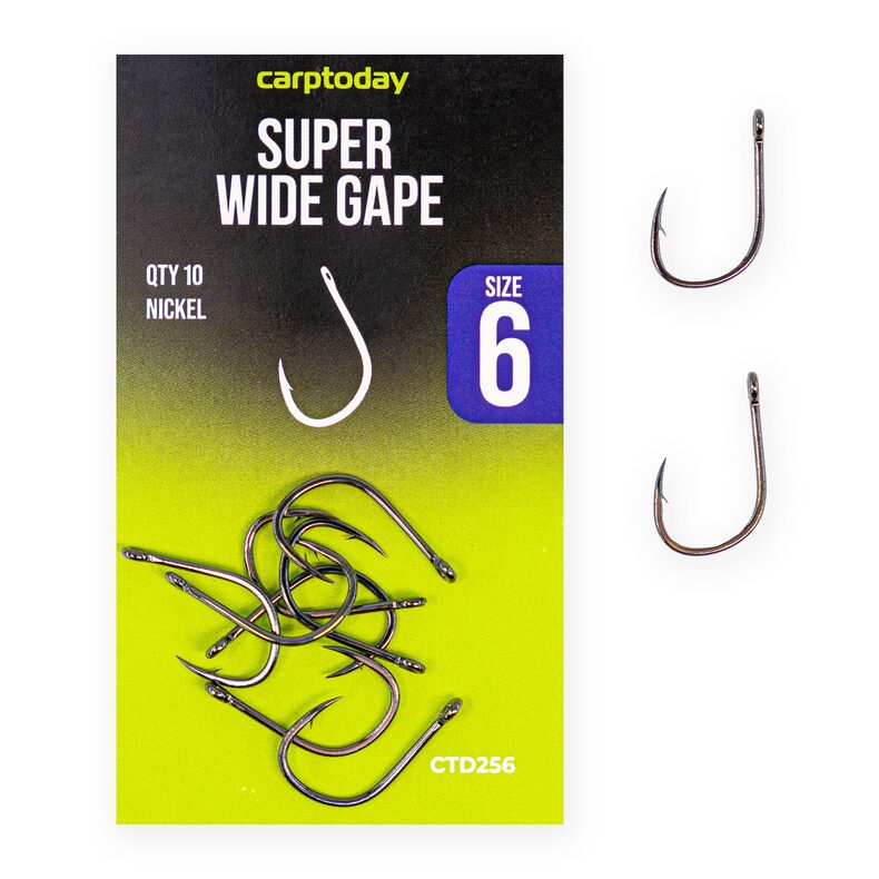 Крючки карповые Carptoday Super Wide Gape Nickel для карпфишинга — купить в CARPshop