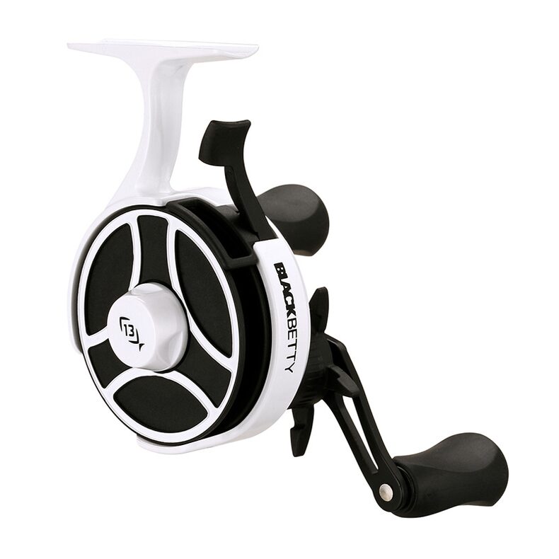 Катушка 13 FISHING Black Betty FreeFall левая для зимней рыбалки — CARPshop
