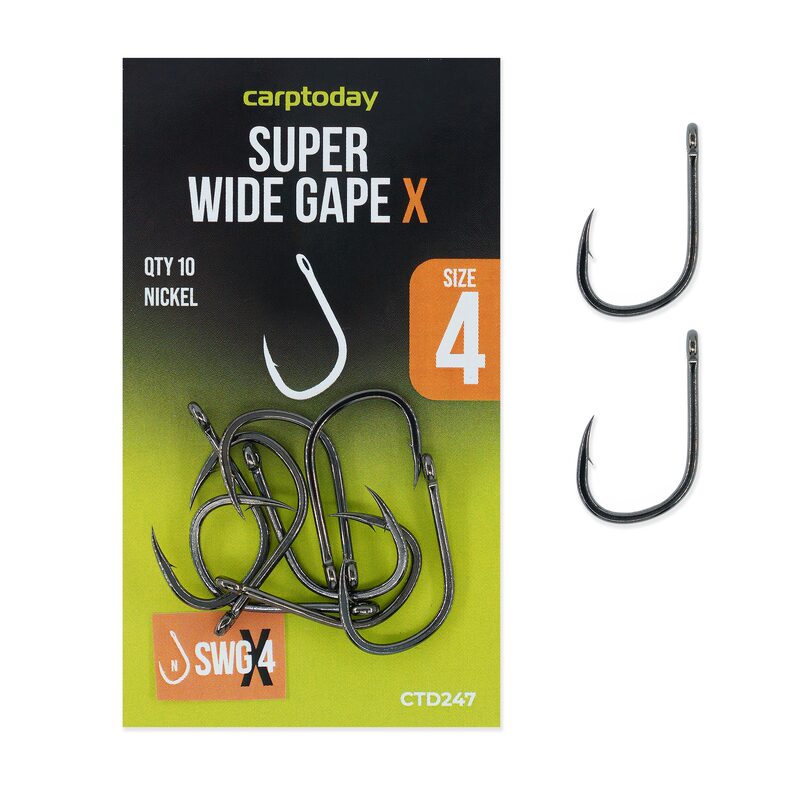 Крючки карповые Carptoday Super Wide Gape Nickel X для карпфишинга — купить в CARPshop