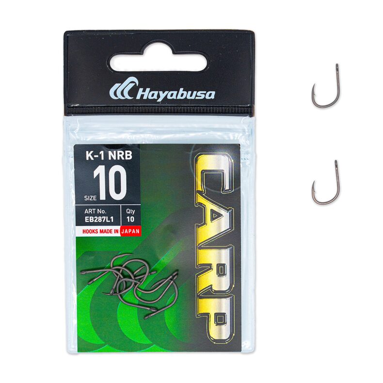 Крючки карповые Hayabusa K-1 NRB для карповой рыбалки — CARPshop