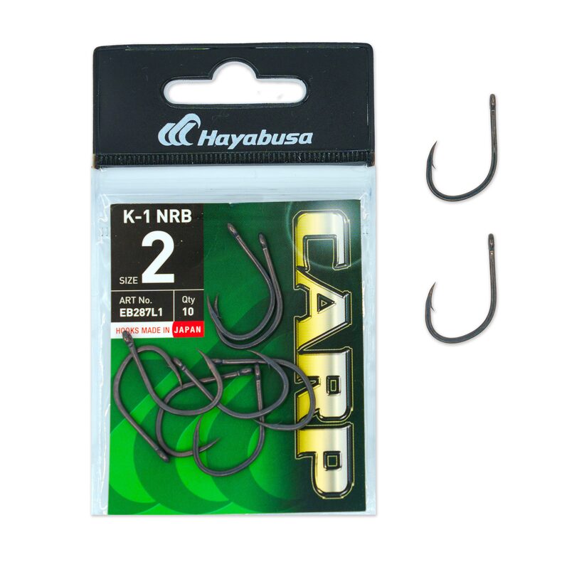 Крючки карповые HAYABUSA K-1 NRB для карпфишинга — купить в CARPshop