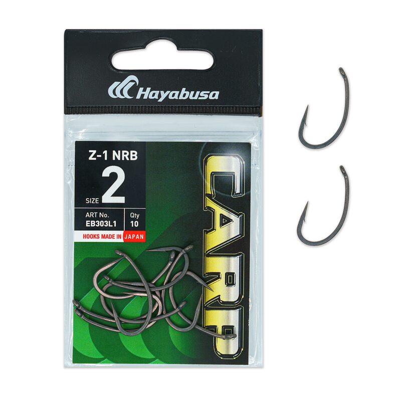 Крючки карповые HAYABUSA Z-1 NRB для ловли карпа — купить в CARPshop