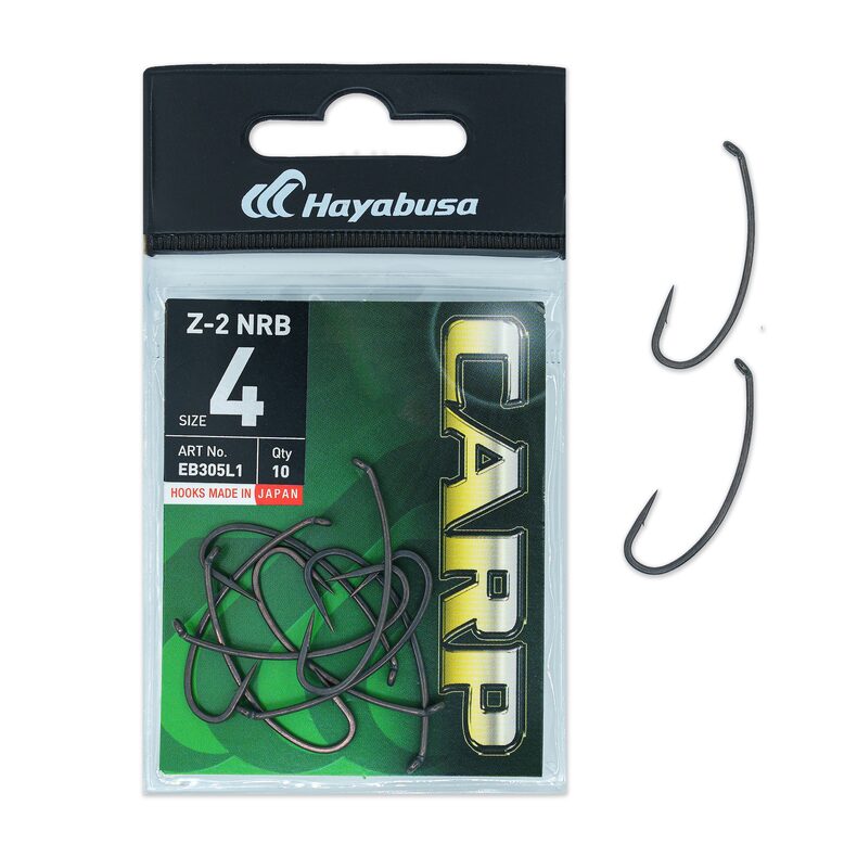 Крючки карповые HAYABUSA Z-2 NRB для карповой рыбалки — купить в CARPshop