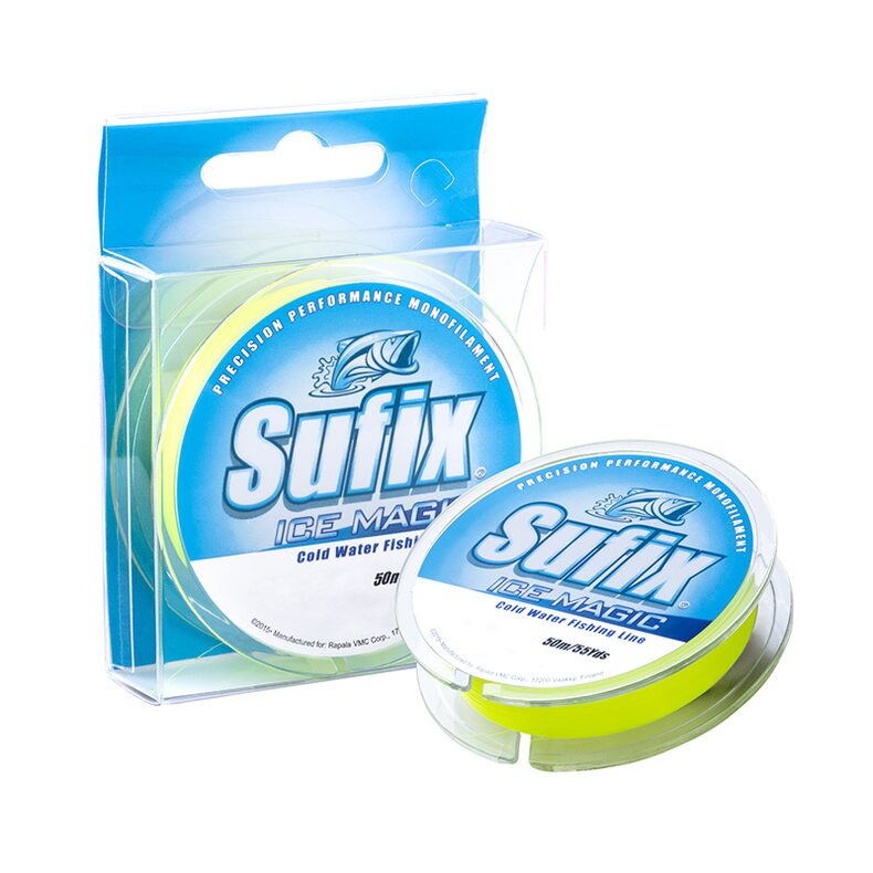 Леска зимняя SUFIX Ice Magic 50 м желтая 0,135 мм для подлёдной ловли купить в CARPshop