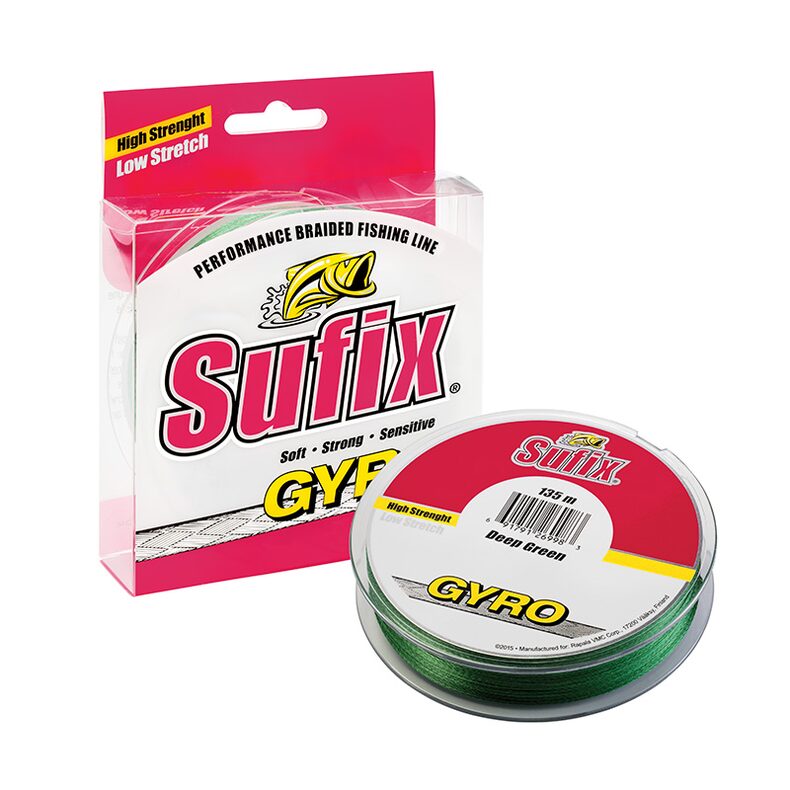 Плетеная леска SUFIX GYRO Braid зеленая 0.26 мм для карпфишинга — CARPshop
