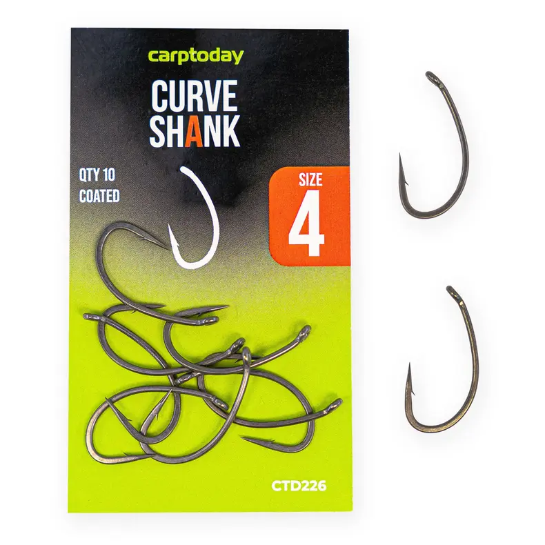 Крючки карповые Carptoday Curve Shank — снасти для ловли карпа, купить в CARPshop