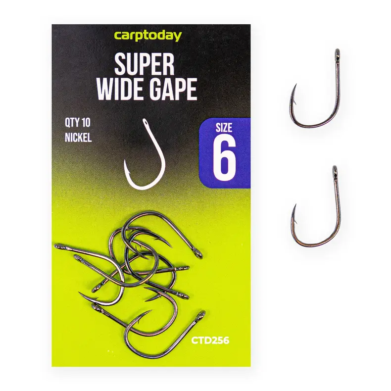 Крючки карповые Super Wide Gape Nickel для ловли карпа — CARPshop